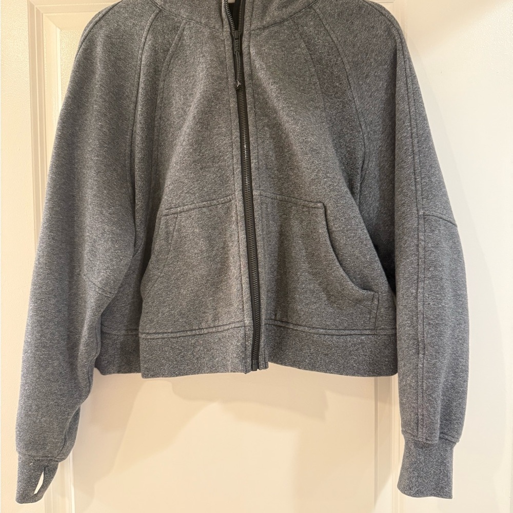 Lululemon Scuba Full Zip in Charcoal
